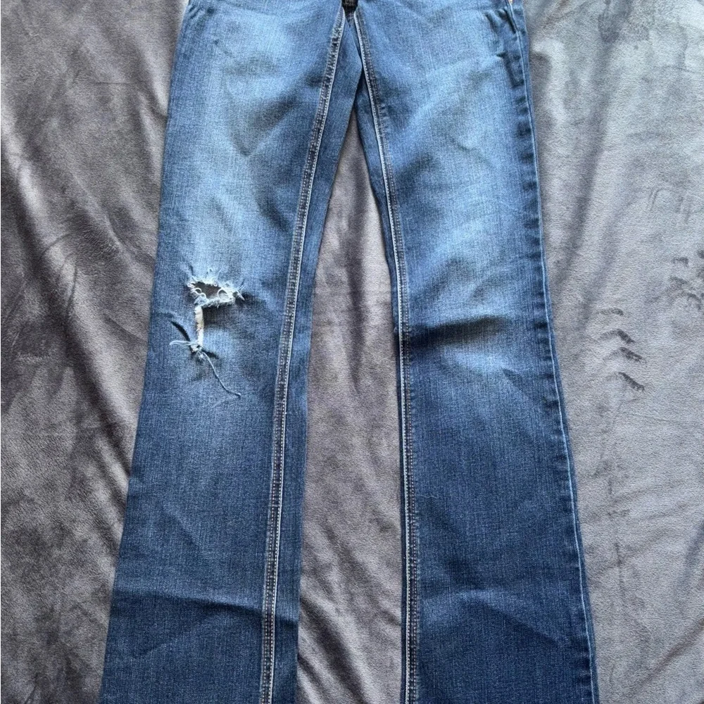 Hollister Classic Blue Straight Leg Jeans - Picture 3 of 4